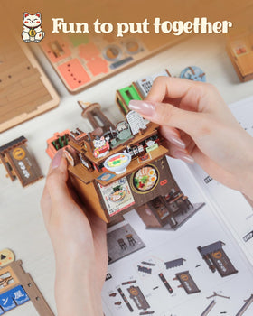 Cutebee Morita-Ya miniature wood pieces for DIY joy