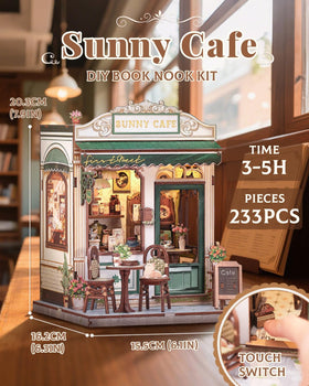 CUTEBEE Sunny Cafe Kit contents displayed for quick assembly and creative play