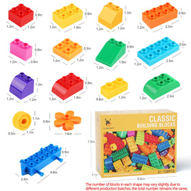 Kids enjoy hands-on building to develop fine motor skills.