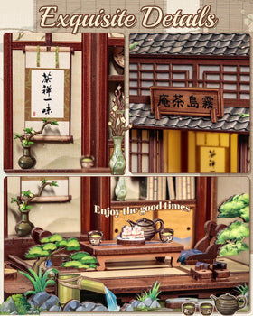 Cutefun Book Nook Kit accessory board keeps miniature parts organized.