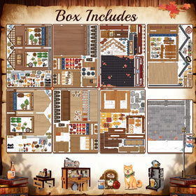 Cutefun Book Nook Kit clear assembly guide helps a smooth build.