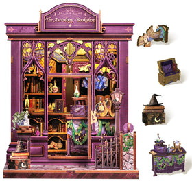 Cutefun Book Nook Kit Astrology Bookshop scene adds cozy charm to any shelf