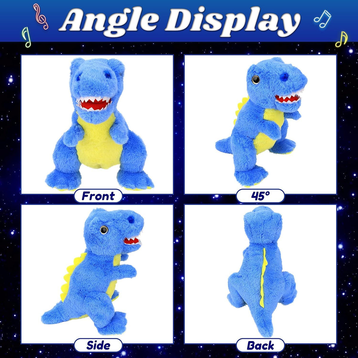 Cuteoy 12.5-inch plush size ideal for cuddling.