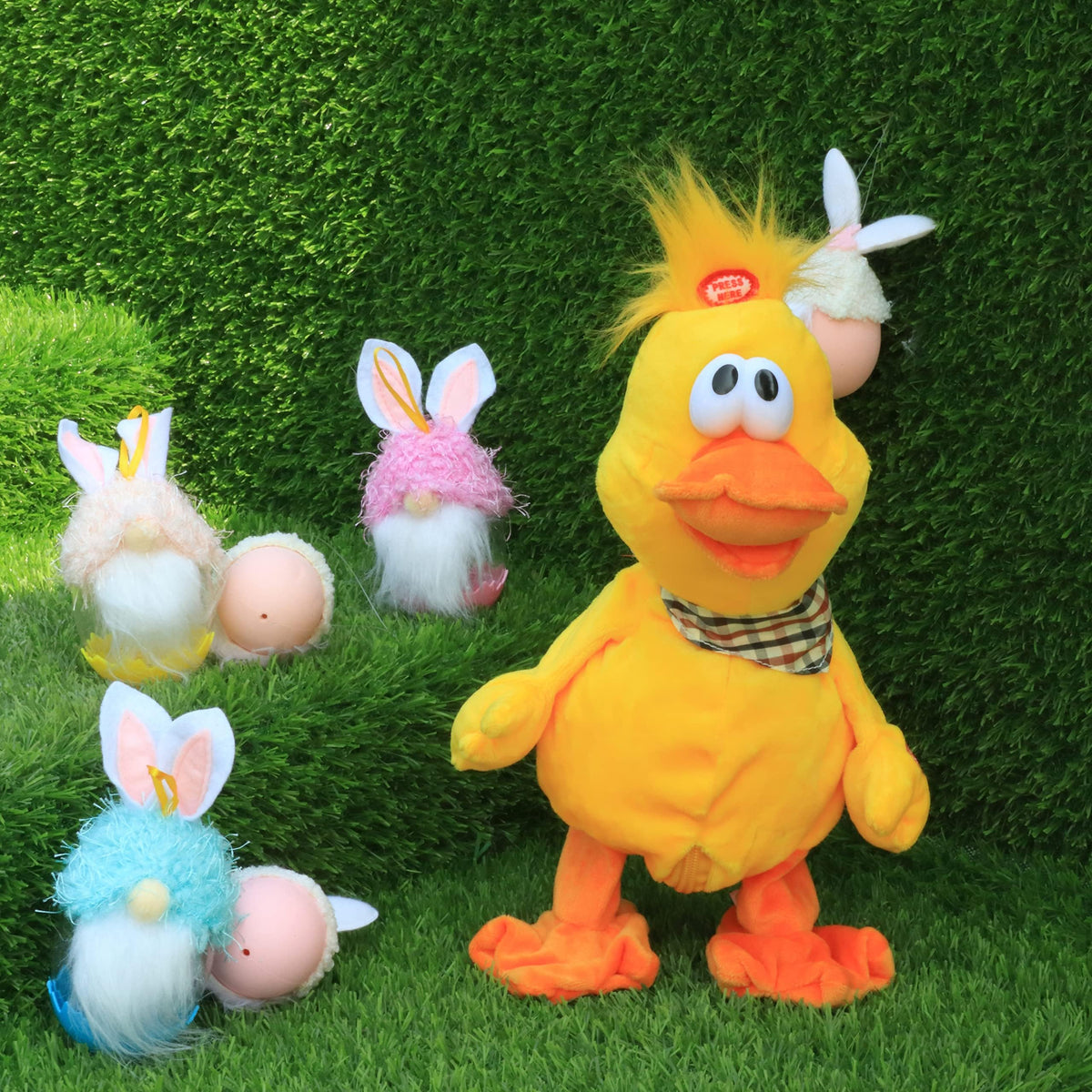 Cuteoy plush uses pp cotton and fleece for durable, gentle touch.