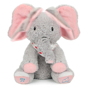Cuteoy Peek A Boo Elephant with moving ears encourages interactive play.