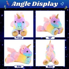 Cuteoy unicorn paw switch plays gentle lullabies to comfort children.