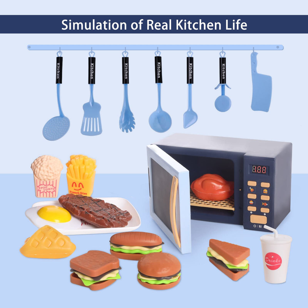 Cuterabit kitchen tools kit for a complete playtime experience
