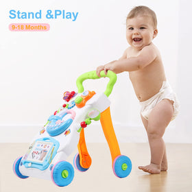 Cuterabit walker with light-up piano engages senses during playtime