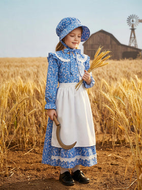 Cuteshower Pioneer Dress blue Halloween ready outfit for creative role-play