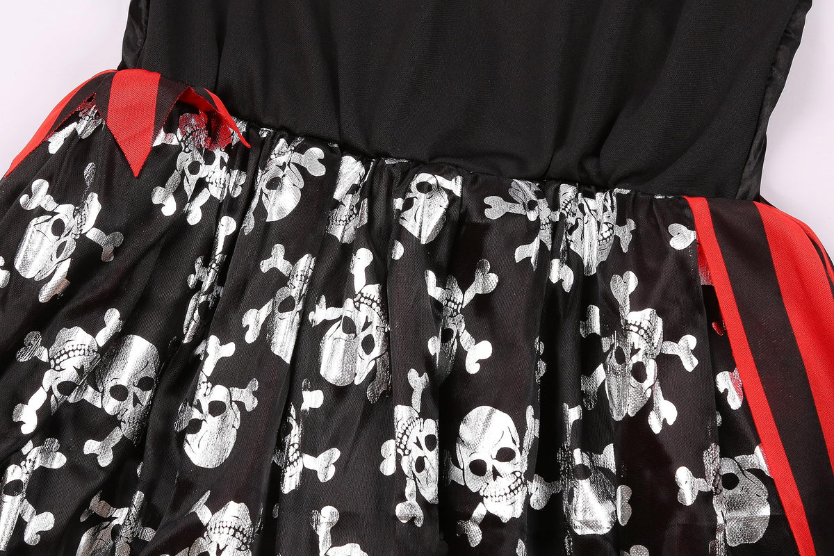 Cuteshower pirate costume on a child inspires adventure.