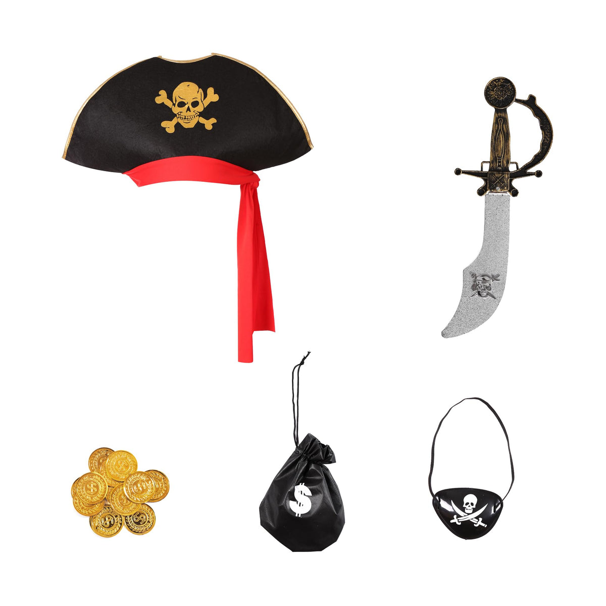 Cuteshower eye patch adds classic pirate flair for imaginative play.