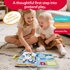 CuteZone Busy Book offers open-close activities to sharpen hand control and focus.
