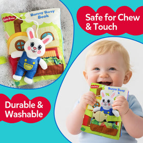 CuteZone Busy Book features 12 activities that engage little hands without screens.