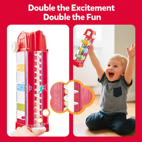CuteZone Farm Egg Drop Toy twist-drawer action encourages early problem-solving.