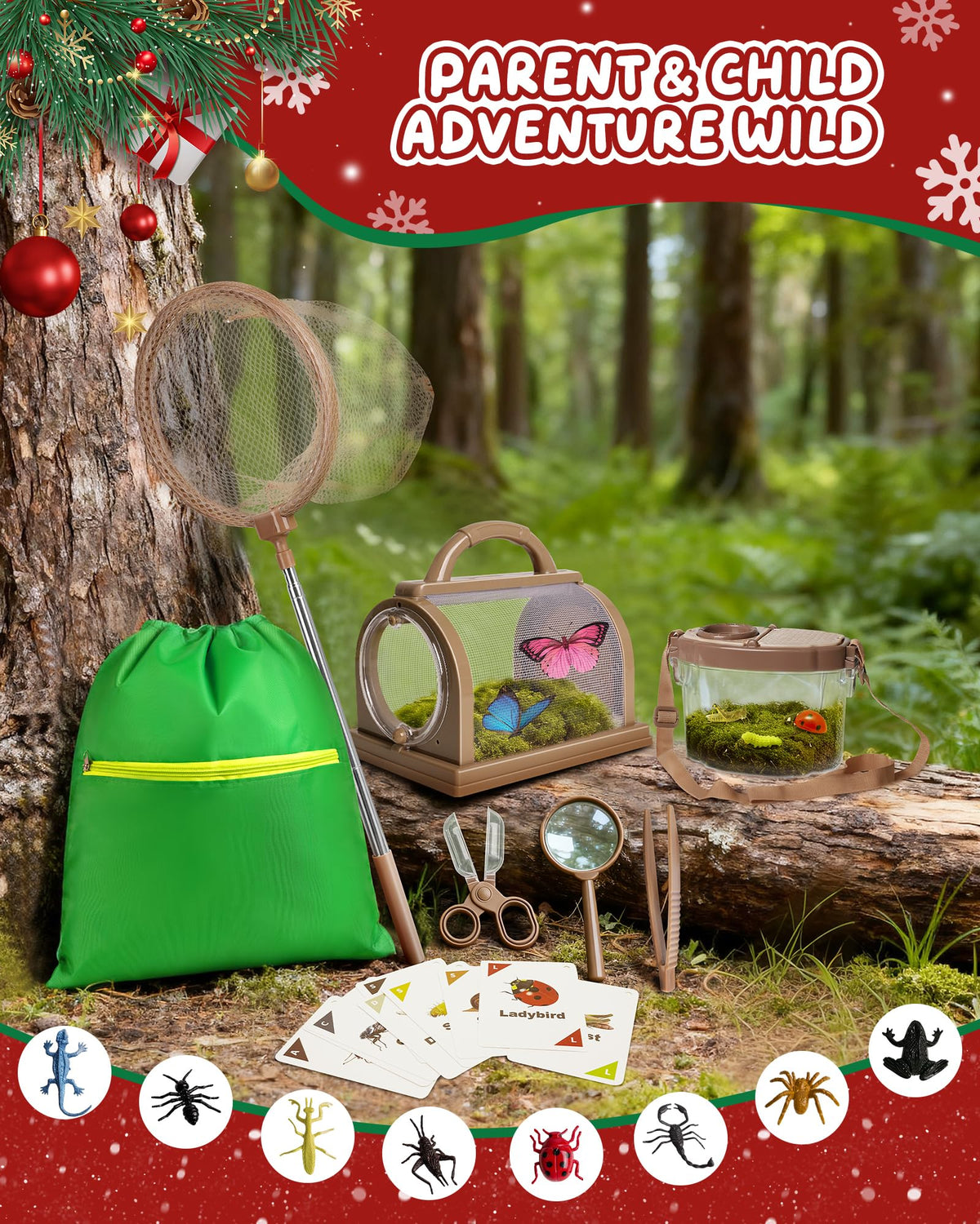 CUUCUVA Bug Catcher Kit observation box for hands‑on learning and note taking.