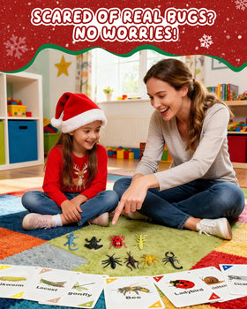 CUUCUVA Bug Catcher Kit realistic bugs pack sparks imaginative play.