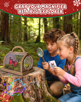 CUUCUVA Bug Catcher Kit telescopic net for easy backyard catches.