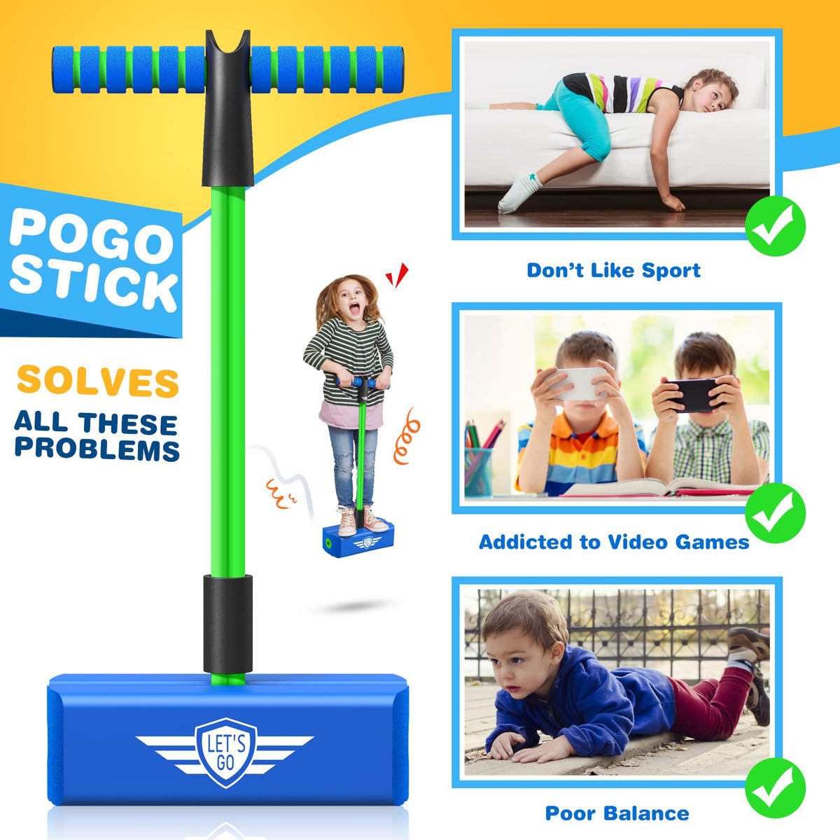 Durable foam body and non-slip surface for indoor or outdoor use