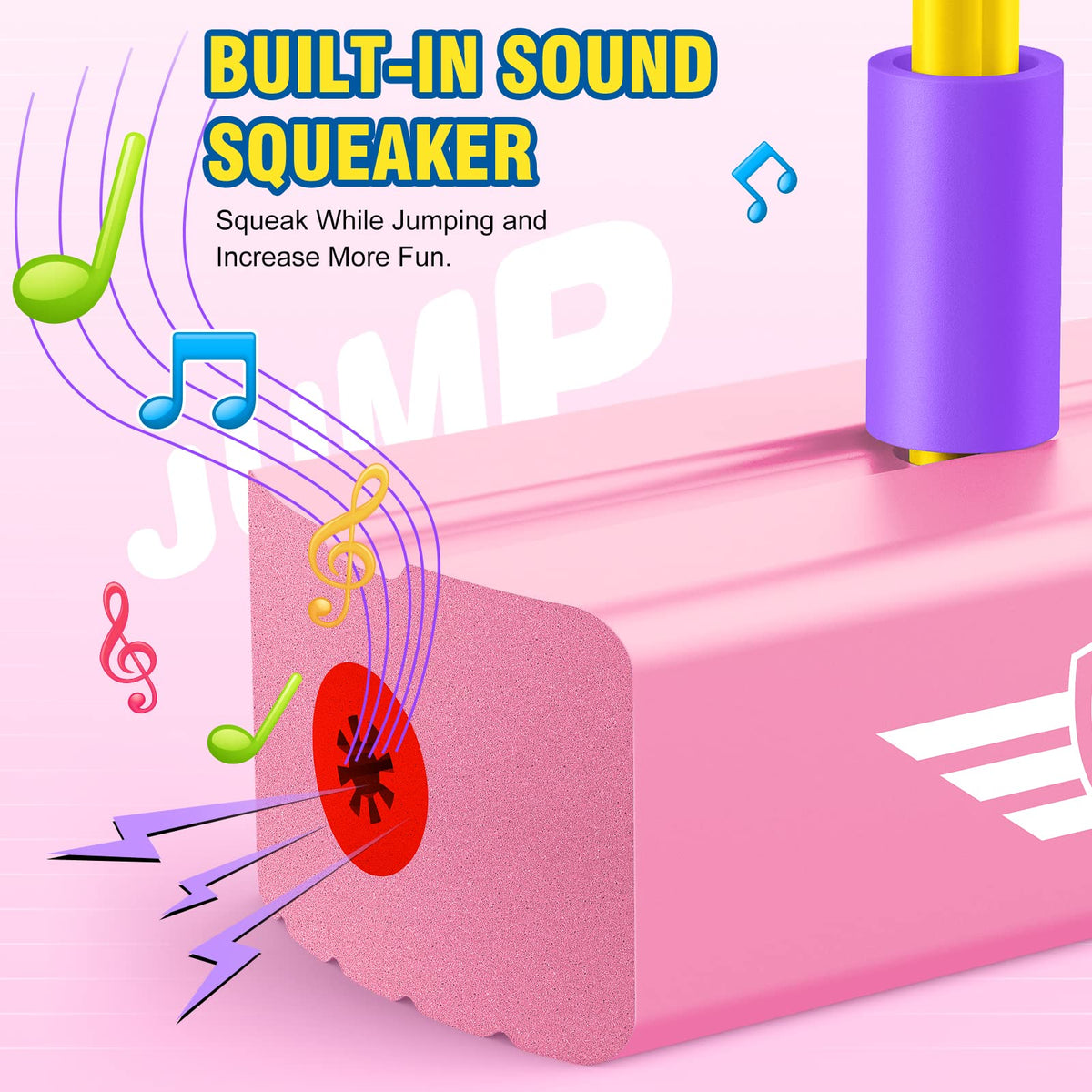 CUUGO LET'S GO! CG upgraded squeaker stays responsive for kids’ fun.