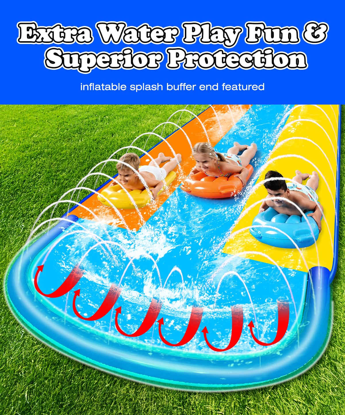 CVICOE easy-setup features with stakes and hoses ensure stable, safe installation.