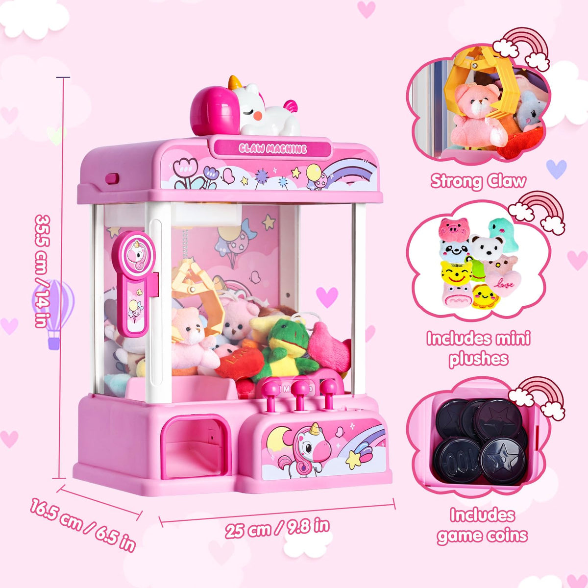 CWLAKON 20 mini toys plush included for immediate play