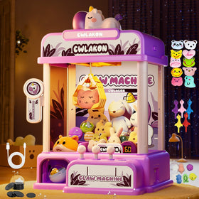 CWLAKON claw machine home arcade design invites kids to play and learn coordination.