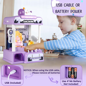CWLAKON claw machine music button adds arcade vibe with quiet mode option.