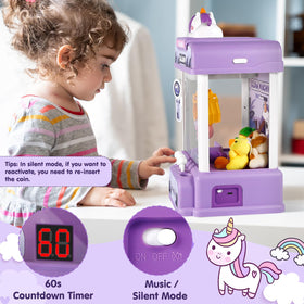 CWLAKON unicorn toys inside the claw machine spark imaginative play and smiles.