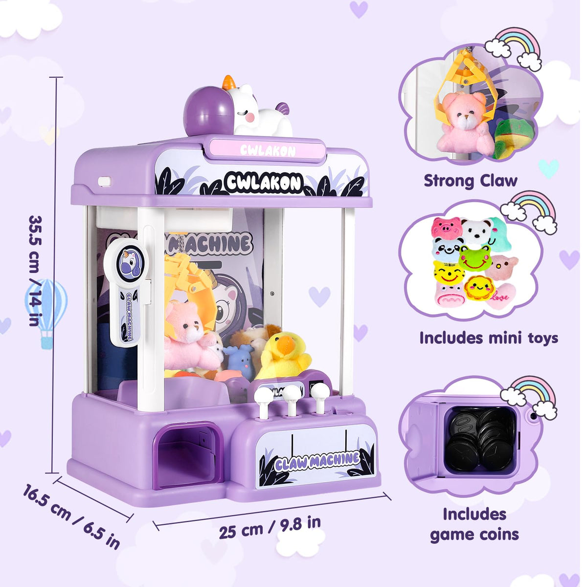 CWLAKON power options include USB or batteries for versatile play.