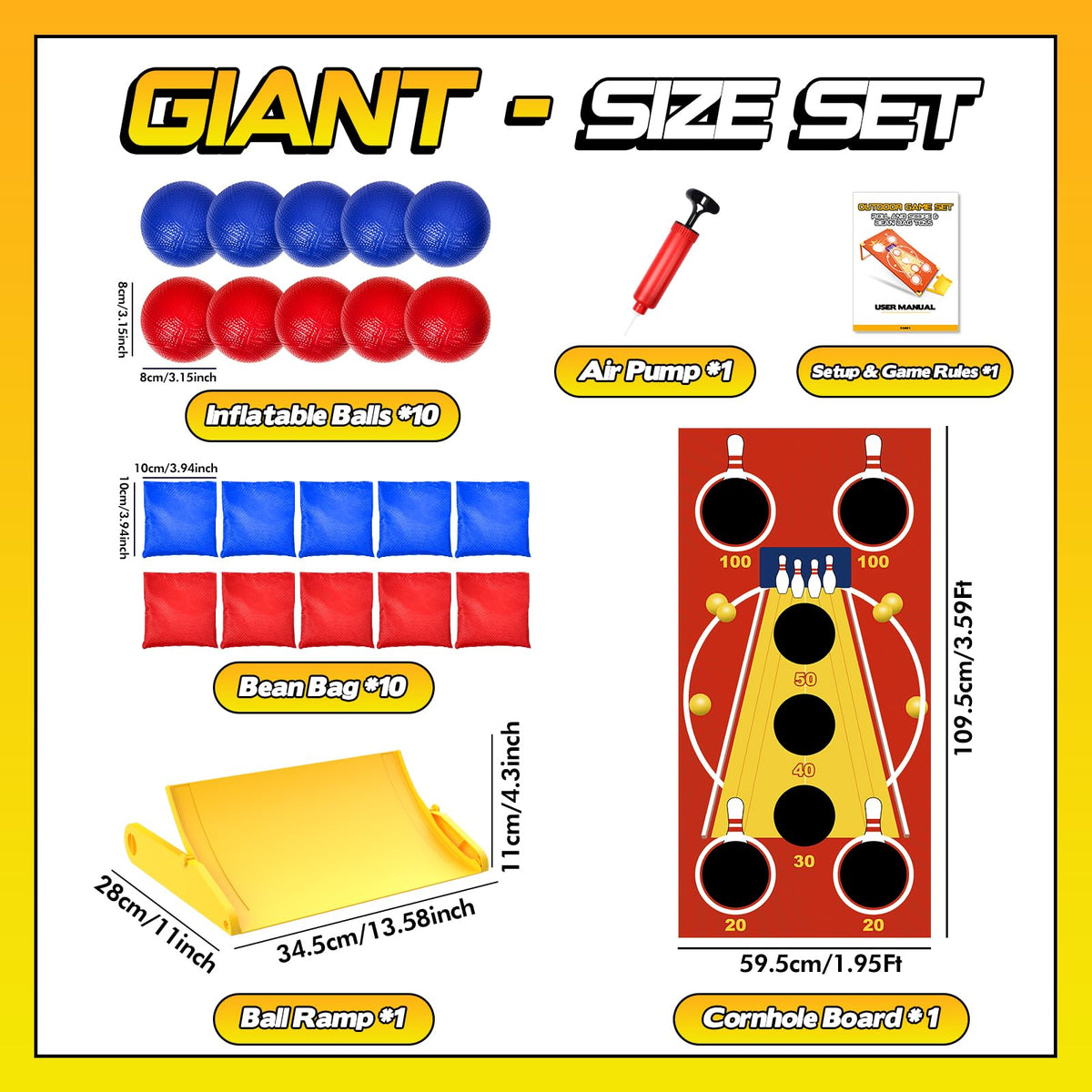 CWLAKON outdoor game setup ideal for family gatherings