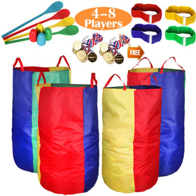 CWLAKON potato sack race bags ready for kids and adults to race safely