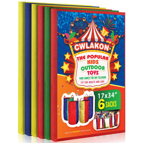 CWLAKON sack race bags for kids and adults, 34x17 inches, durable and safe.