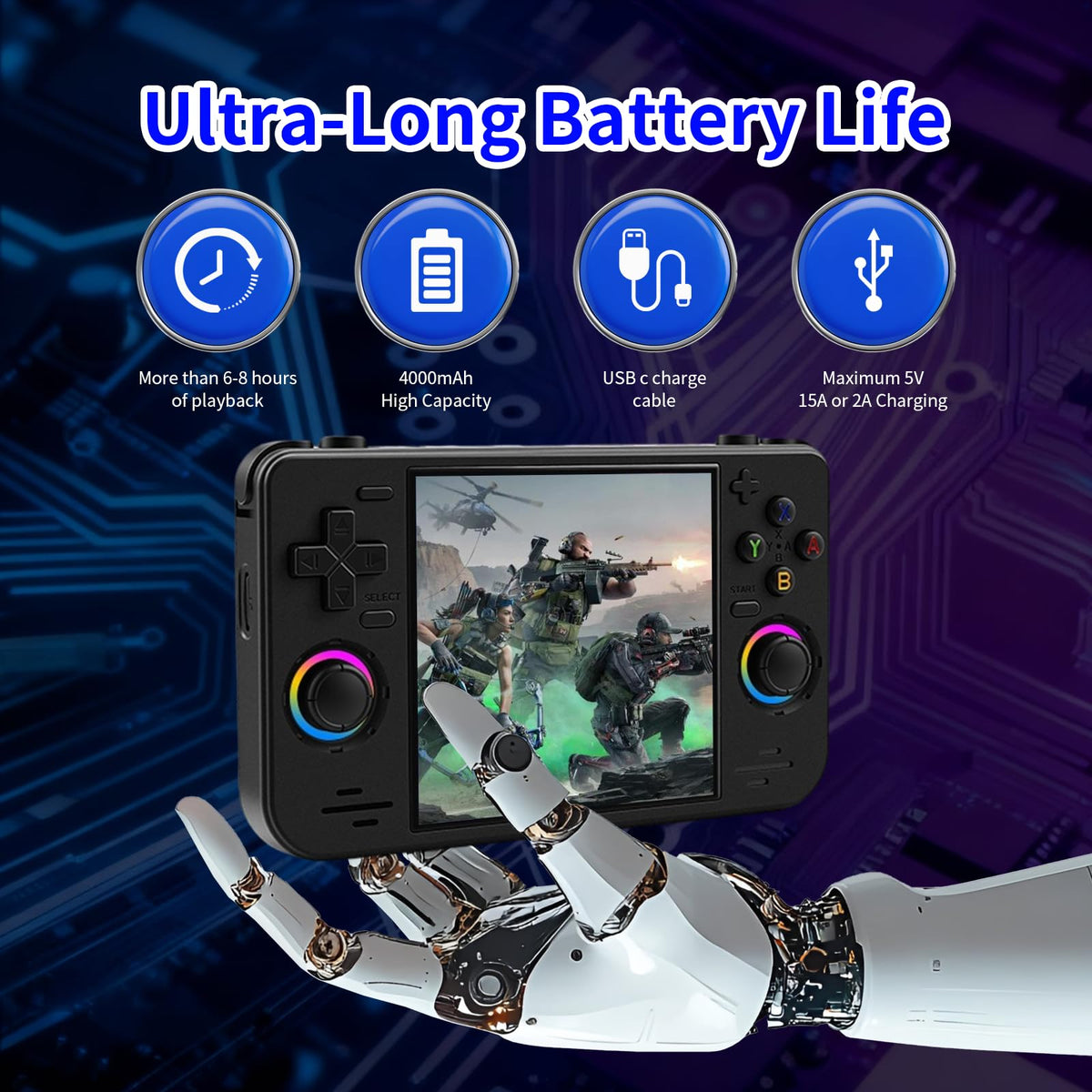 CWOHNRT RF40H quad-core processor ensures smooth performance.