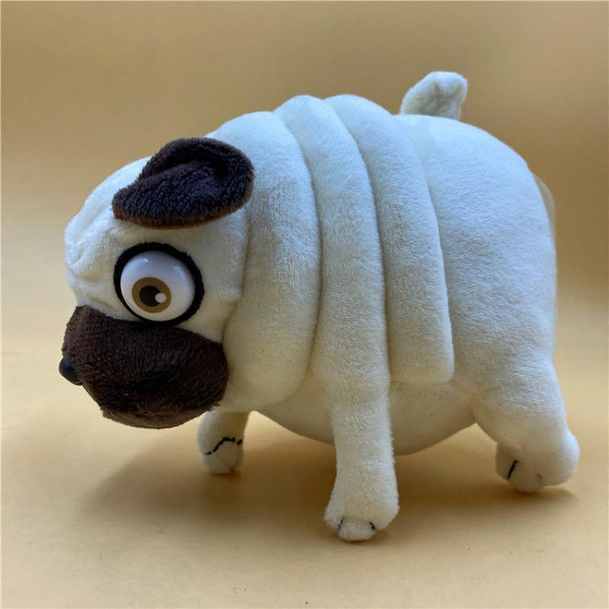 CWZY pug plush in a hugging pose ready for cuddles.