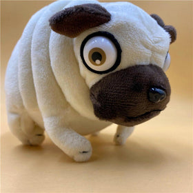 CWZY pug plush packaging image ready to be gifted.
