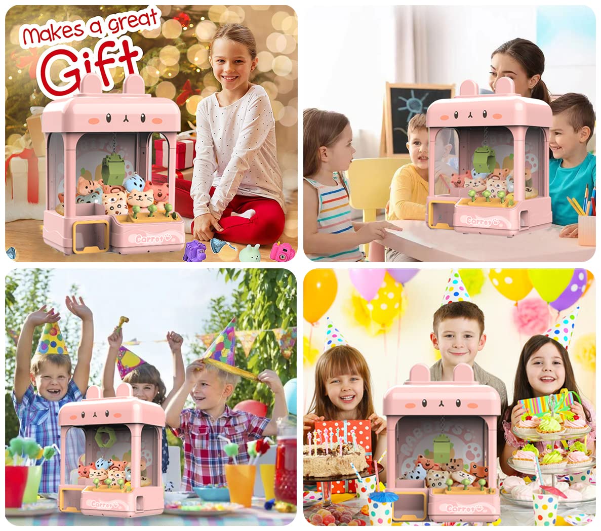 cxjoigxi backdoor refill space for candy capsules and prizes
