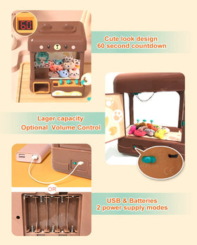 cxjoigxi claw machine control panel with levers enables precise prize pursuit