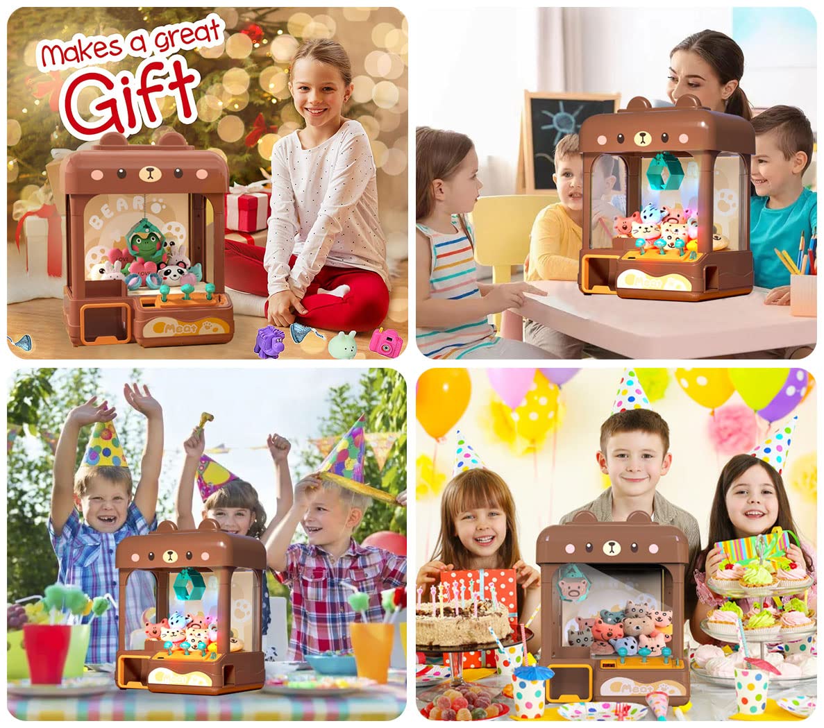 cxjoigxi compact tabletop candy dispenser ideal for parties