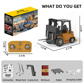 cxjoigxi mini rc forklift charging cable and accessories, ready to power up sessions.