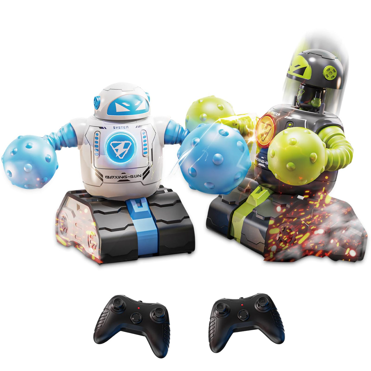 cxjoigxi remote control fighting robots front view for exciting family battles