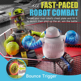 cxjoigxi remote control fighting robots side view for intense two-player battles