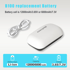 cxxcpop 12000mAh battery for BOBO VR E3 Pro extends session time