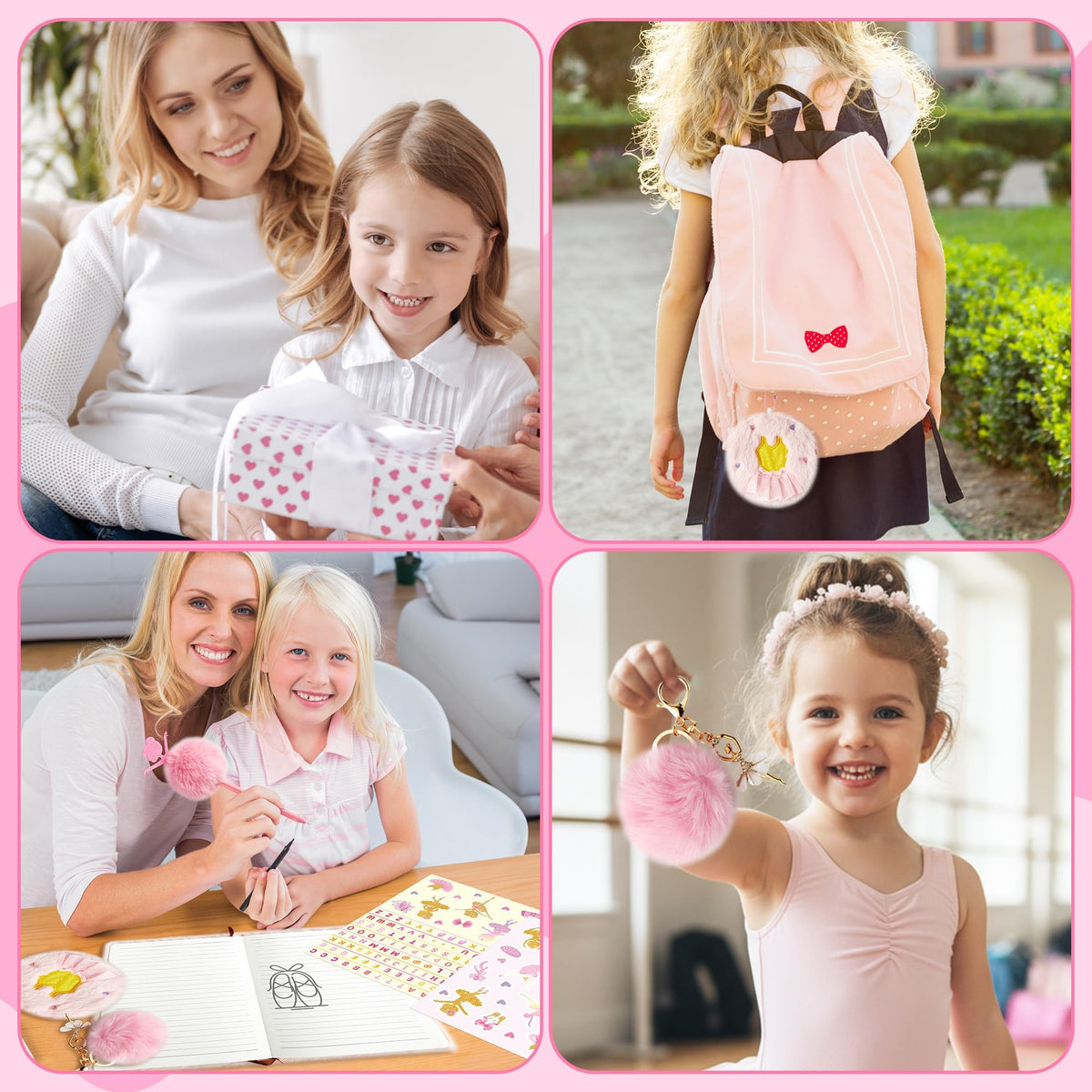 CY2SIDE ballet-themed key chain adds a charming accessory.