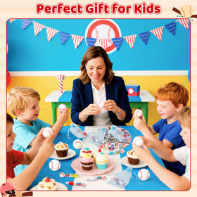 CY2SIDE 12-pack baseball party favors for classrooms and celebrations