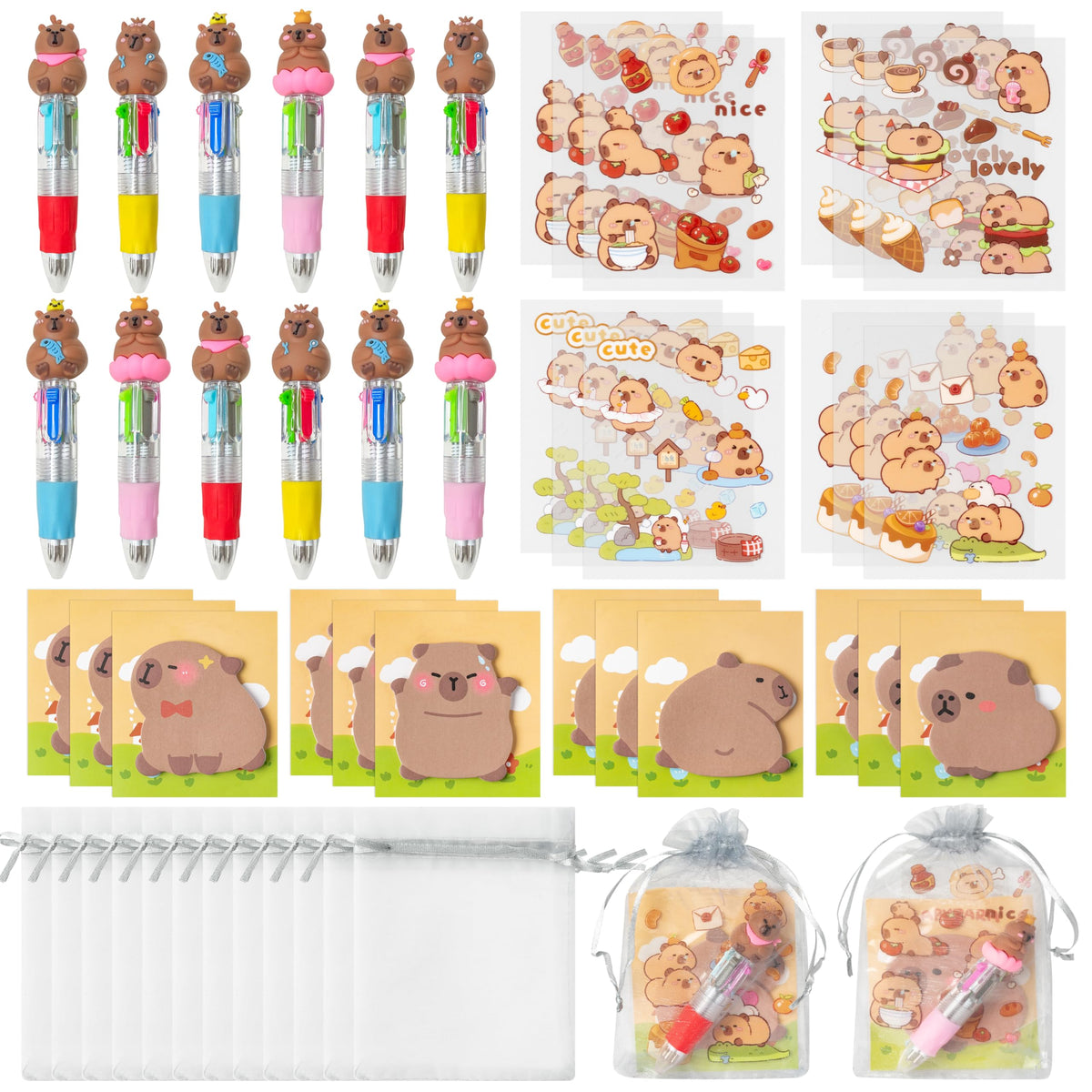 CY2SIDE Capy 4-in-1 pen, a fun school writing tool and party favor.