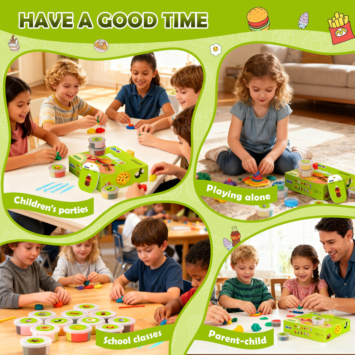 CyAJM air-dry clay kit makes a thoughtful gift for kids and teens.
