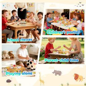 CyAJM soft non-sticky clay materials comfortable for little hands.