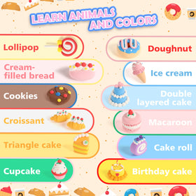 CyAJM step-by-step instruction cards guide cake-model creations