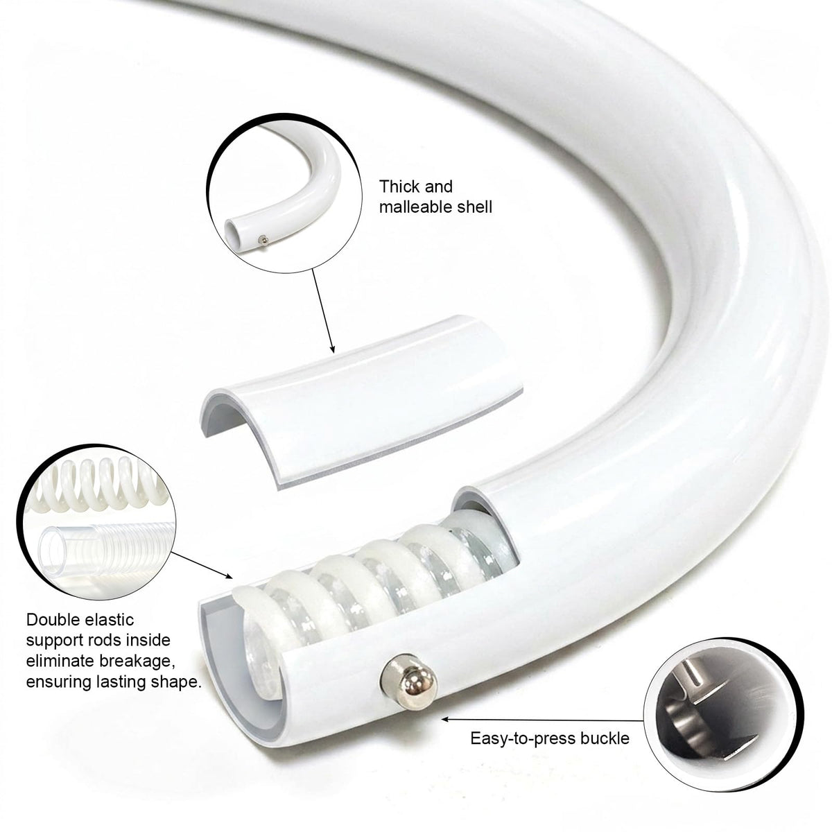 CYAOOI 5ft bending tube enables flexible arch shapes for celebrations.