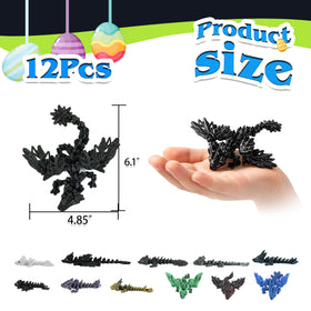Cybermaker dark dragon set 02 vividly colored with flexible joints for posing.